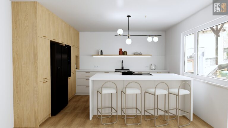 Nowoczesna kuchnia z wyspą